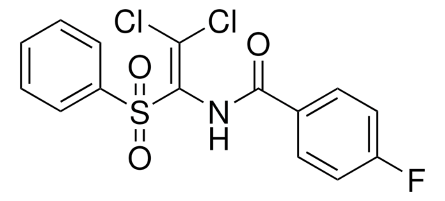 N-(2,2-DICHLORO-1-(PHENYLSULFONYL)VINYL)-4-FLUOROBENZAMIDE AldrichCPR