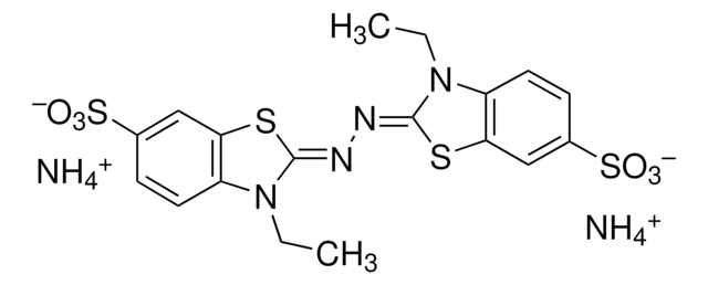 2,2&#8242;-Azino-bis(3-ethylbenzothiazoline-6-sulfonic acid) diammonium salt &#8805;98% (HPLC)