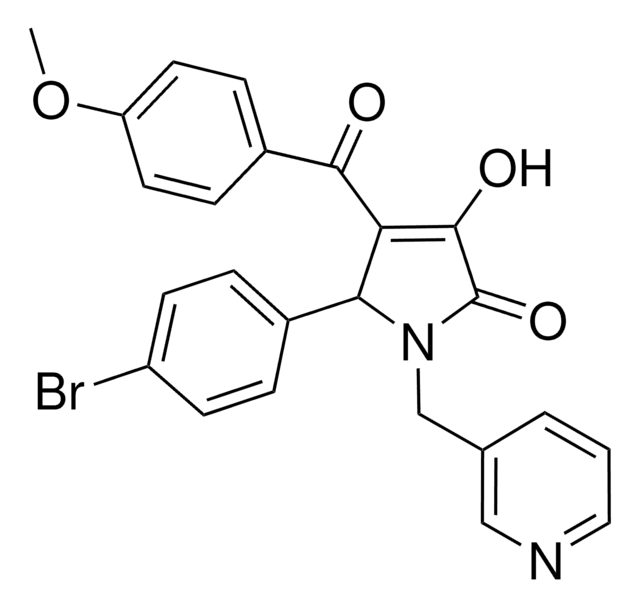 5-(4-BROMOPHENYL)-3-HYDROXY-4-(4-METHOXYBENZOYL)-1-(3-PYRIDINYLMETHYL)-1,5-DIHYDRO-2H-PYRROL-2-ONE AldrichCPR