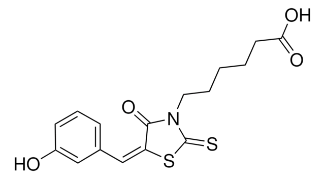 6-(5-(3-HYDROXYBENZYLIDENE)-4-OXO-2-THIOXO-1,3-THIAZOLIDIN-3-YL)HEXANOIC ACID AldrichCPR