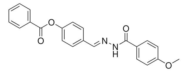 4-(2-(4-METHOXYBENZOYL)CARBOHYDRAZONOYL)PHENYL BENZOATE AldrichCPR