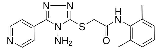 2-((4-AMINO-5-(4-PYRIDINYL)4H-1,2,4-TRIAZOL-3-YL)THIO)-N-(2,6-DI-ME-PH)ACETAMIDE AldrichCPR