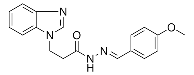3-BENZOIMIDAZOL-1-YL-PROPIONIC ACID (4-METHOXY-BENZYLIDENE)-HYDRAZIDE AldrichCPR