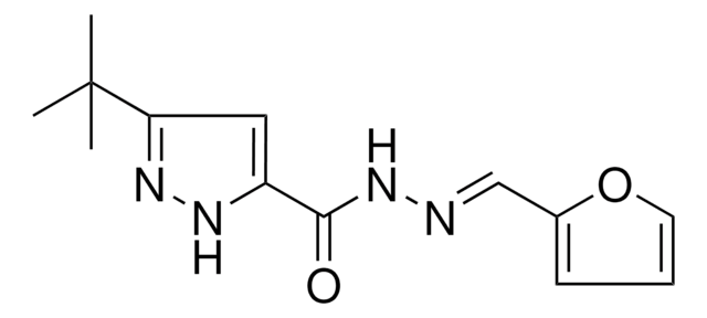 5-TERT-BUTYL-2H-PYRAZOLE-3-CARBOXYLIC ACID FURAN-2-YLMETHYLENE-HYDRAZIDE AldrichCPR