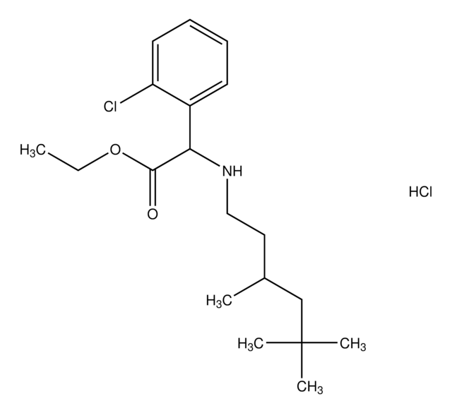 ethyl (2-chlorophenyl)[(3,5,5-trimethylhexyl)amino]acetate hydrochloride AldrichCPR