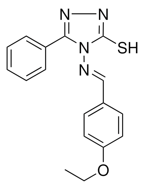 4-((4-ETHOXYBENZYLIDENE)AMINO)-5-PHENYL-4H-1,2,4-TRIAZOLE-3-THIOL AldrichCPR