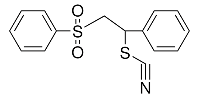 1-PHENYL-2-(PHENYLSULFONYL)ETHYL THIOCYANATE AldrichCPR