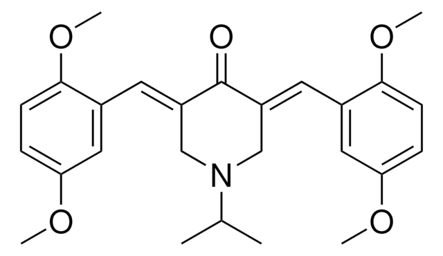 3,5-BIS(2,5-DIMETHOXYBENZYLIDENE)-1-ISOPROPYL-4-PIPERIDINONE AldrichCPR