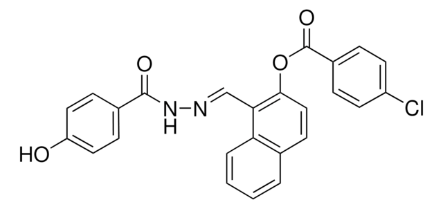 1-(2-(4-HYDROXYBENZOYL)CARBOHYDRAZONOYL)-2-NAPHTHYL 4-CHLOROBENZOATE AldrichCPR