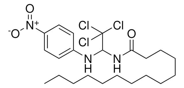 TETRADECANOIC ACID (2,2,2-TRICHLORO-1-(4-NITRO-PHENYLAMINO)-ETHYL)-AMIDE AldrichCPR