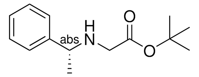 tert-Butyl {[(1R)-1-phenylethyl]amino}acetate AldrichCPR
