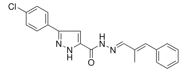 5-(4-CL-PH)-2H-PYRAZOLE-3-CARBOXYLIC ACID (2-ME-3-PHENYL-ALLYLIDENE)-HYDRAZIDE AldrichCPR