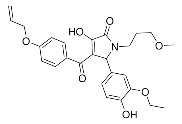 4-[4-(ALLYLOXY)BENZOYL]-5-(3-ETHOXY-4-HYDROXYPHENYL)-3-HYDROXY-1-(3-METHOXYPROPYL)-1,5-DIHYDRO-2H-PYRROL-2-ONE AldrichCPR