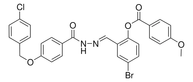 4-BR-2-(2-(4-((4-CHLOROBENZYL)OXY)BENZOYL)CARBOHYDRAZONOYL)PH 4-METHOXYBENZOATE AldrichCPR