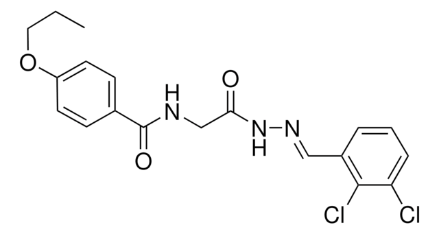 N-(2-(2-(2,3-DICHLOROBENZYLIDENE)HYDRAZINO)-2-OXOETHYL)-4-PROPOXYBENZAMIDE AldrichCPR