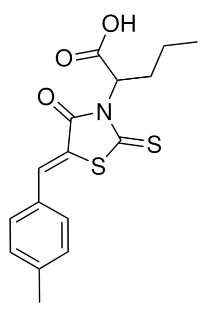 2-(5-(4-METHYLBENZYLIDENE)-4-OXO-2-THIOXO-1,3-THIAZOLIDIN-3-YL)PENTANOIC ACID AldrichCPR