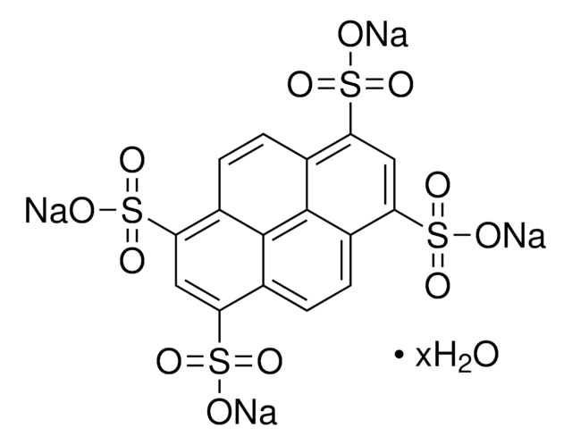 1,3,6,8-Pyrenetetrasulfonic acid tetrasodium salt hydrate suitable for fluorescence, &#8805;98% (HPLC)