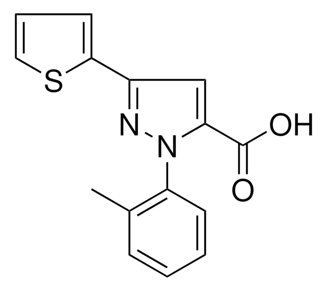 1-(2-METHYLPHENYL)-3-(2-THIENYL)-1H-PYRAZOLE-5-CARBOXYLIC ACID AldrichCPR