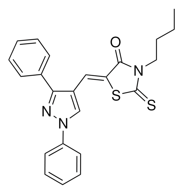 3-BU-5-((1,3-DIPHENYL-1H-PYRAZOL-4-YL)METHYLENE)-2-THIOXO-1,3-THIAZOLIDIN-4-ONE AldrichCPR