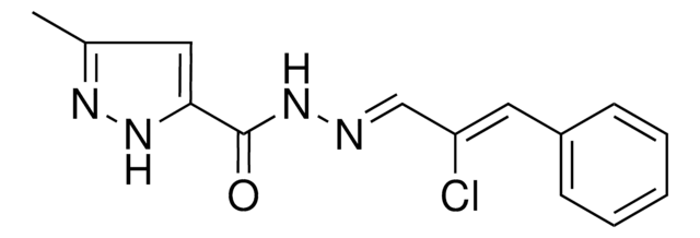 5-METHYL-2H-PYRAZOLE-3-CARBOXYLIC ACID (2-CHLORO-3-PHENYL-ALLYLIDENE)-HYDRAZIDE AldrichCPR