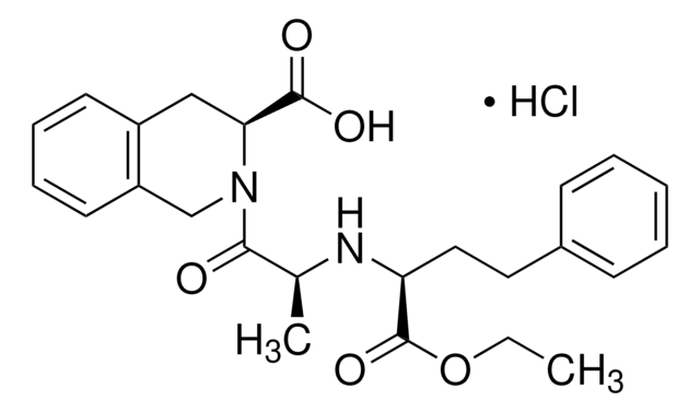 盐酸喹那普利 Pharmaceutical Secondary Standard; Certified Reference Material