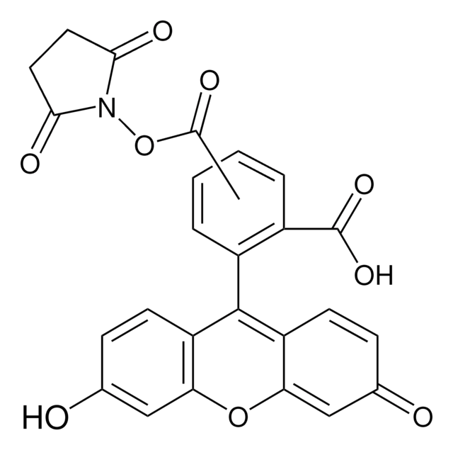 5 (6)-羧基荧光素 N -羟基琥珀酰亚胺酯 BioReagent, suitable for fluorescence, mixture of isomers, &#8805;80% (HPLC)