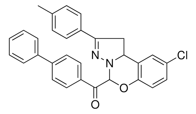 [1,1'-BIPHENYL]-4-YL[9-CHLORO-2-(4-METHYLPHENYL)-1,10B-DIHYDROPYRAZOLO[1,5-C][1,3]BENZOXAZIN-5-YL]METHANONE AldrichCPR