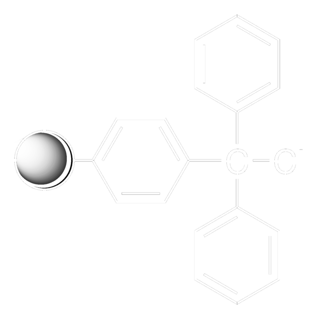 Trityl chloride, polymer-bound 100-200&#160;mesh, extent of labeling: ~1.1&#160;mmol/g Cl loading