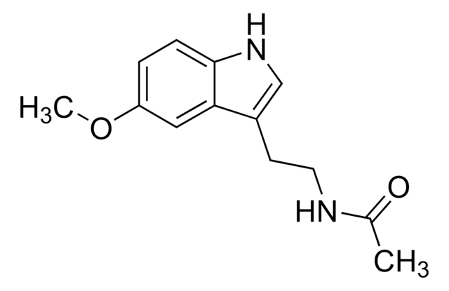 Melatonin solution 1.0&#160;mg/mL in methanol, ampule of 1&#160;mL, certified reference material, Cerilliant&#174;