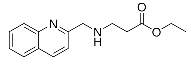 Ethyl 3-((quinolin-2-ylmethyl)amino)propanoate AldrichCPR