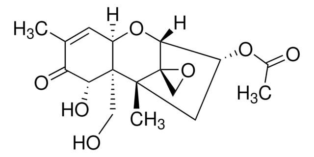 3-Acetyldeoxynivalenol reference material, Manufactured by: Sigma-Aldrich Production GmbH, Switzerland