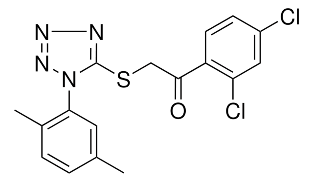1-(2,4-DICHLORO-PH)-2-((1-(2,5-DIMETHYLPHENYL)-1H-TETRAAZOL-5-YL)THIO)ETHANONE AldrichCPR