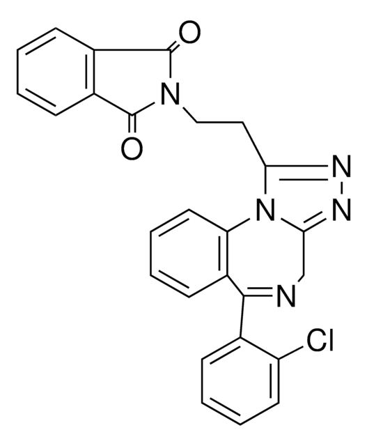 2-{2-[6-(2-chlorophenyl)-4H-[1,2,4]triazolo[4,3-a][1,4]benzodiazepin-1-yl]ethyl}-1H-isoindole-1,3(2H)-dione AldrichCPR
