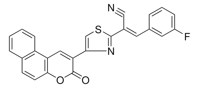 3-(3-F-PHENYL)-2-[4-(3-OXO-3H-BENZO[F]CHROMEN-2-YL)-THIAZOL-2-YL]-ACRYLONITRILE AldrichCPR