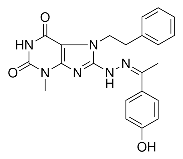 8(N'-(1-(4-HO-PH)-ETHYLIDENE)-HYDRAZINO)3-ME-7-PHENETHYL-3,7-2H-PURINE-2,6-DIONE AldrichCPR