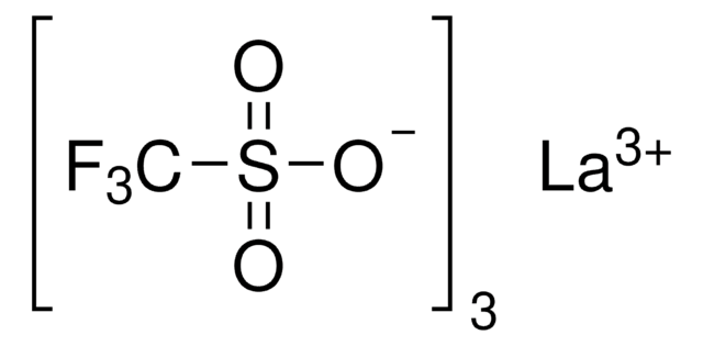 Lanthanum(III) trifluoromethanesulfonate 99.999% trace metals basis