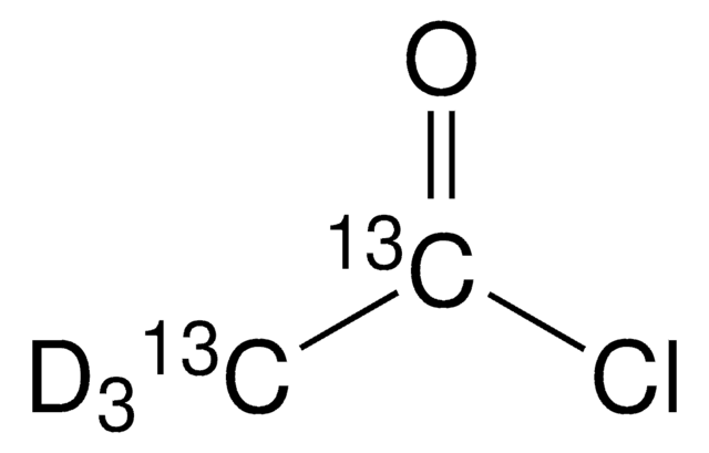 Acetyl chloride-13C2,d3 98 atom % D, 99 atom % 13C, 99% (CP)