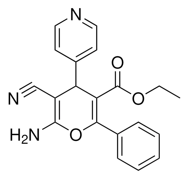 6-AMINO-5-CYANO-2-PHENYL-4-PYRIDIN-4-YL-4H-PYRAN-3-CARBOXYLIC ACID ETHYL ESTER AldrichCPR