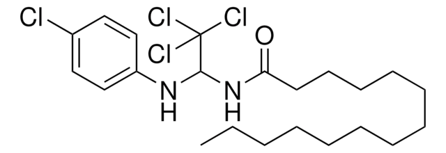 TETRADECANOIC ACID (2,2,2-TRICHLORO-1-(4-CHLORO-PHENYLAMINO)-ETHYL)-AMIDE AldrichCPR