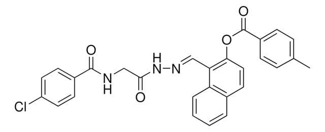 1-(2-(((4-CHLOROBENZOYL)AMINO)AC)CARBOHYDRAZONOYL)-2-NAPHTHYL 4-METHYLBENZOATE AldrichCPR