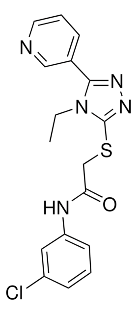 N-(3-CL-PH)-2-((4-ETHYL-5-(3-PYRIDINYL)-4H-1,2,4-TRIAZOL-3-YL)THIO)ACETAMIDE AldrichCPR