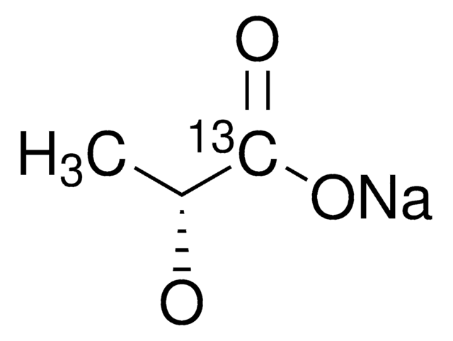 Sodium D-lactate-1-13C solution 45-55&#160;% (w/w) in H2O, &#8805;99 atom % 13C, &#8805;98% (CP)