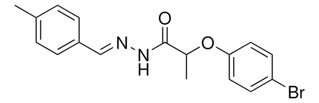 2-(4-BROMOPHENOXY)-N'-(4-METHYLBENZYLIDENE)PROPANOHYDRAZIDE AldrichCPR