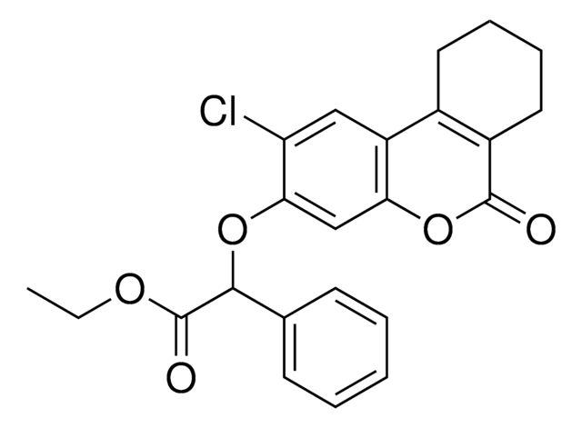 ET ((2-CL-6-OXO-7,8,9,10-TETRAHYDRO-6H-BENZO(C)CHROMEN-3-YL)OXY)(PHENYL)ACETATE AldrichCPR