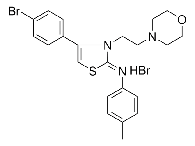 N-((2Z)-4-(4-BROMOPHENYL)-3-[2-(4-MORPHOLINYL)ETHYL]-1,3-THIAZOL-2(3H)-YLIDENE)-4-METHYLANILINE HYDROBROMIDE AldrichCPR