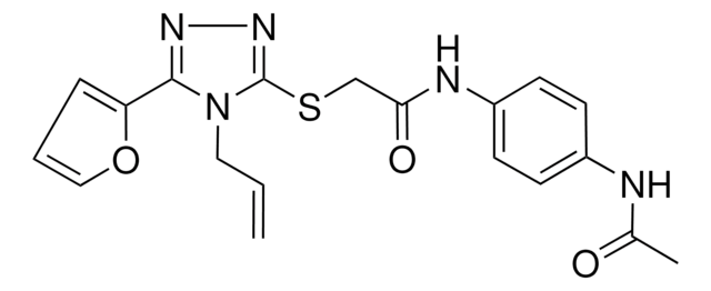 N(4-(ACETYLAMINO)PH)-2-((4-ALLYL-5-(2-FURYL)4H-1,2,4-TRIAZOL-3-YL)THIO)ACETAMIDE AldrichCPR