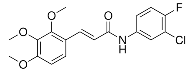 N-(3-CHLORO-4-FLUORO-PHENYL)-3-(2,3,4-TRIMETHOXY-PHENYL)-ACRYLAMIDE AldrichCPR