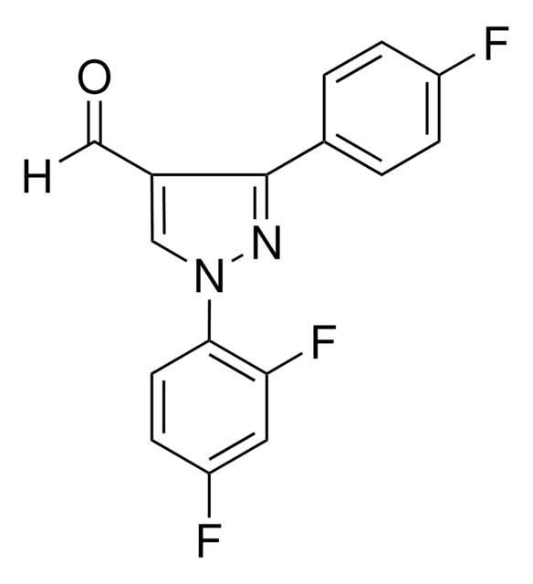 1-(2,4-DIFLUOROPHENYL)-3-(4-FLUOROPHENYL)-1H-PYRAZOLE-4-CARBALDEHYDE AldrichCPR