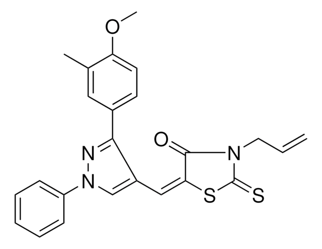 (5E)-3-ALLYL-5-{[3-(4-METHOXY-3-METHYLPHENYL)-1-PHENYL-1H-PYRAZOL-4-YL]METHYLENE}-2-THIOXO-1,3-THIAZOLIDIN-4-ONE AldrichCPR
