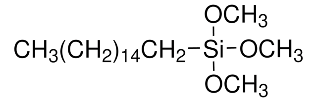 Hexadecyltrimethoxysilane technical, &#8805;85% (GC)